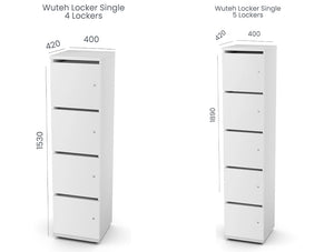 Wuteh Single Column Locker Dimensions