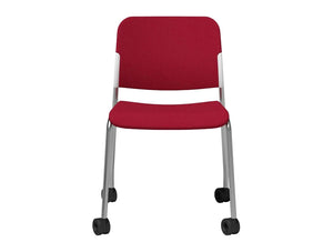 Zoo Upholstered Seat And Backrest Chair 4 Legged Frame On Castors Model 500Hc Pro Zoo500Hc Blk Na Xt 5 1000 Na Hc