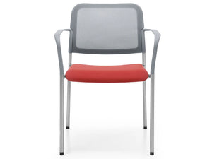 Zoo Plastic Seat And Backrest Chair 4 Legged Frame Model 522H 11