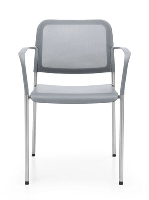 Zoo Plastic Seat And Backrest Chair 4 Legged Frame Model 522H 16