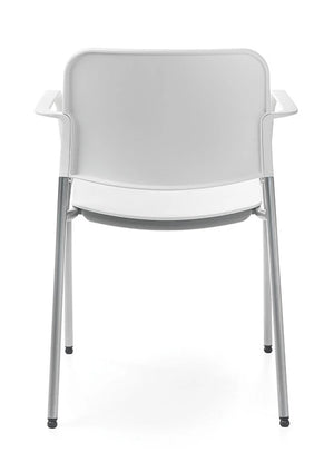 Zoo Plastic Seat And Backrest Chair 4 Legged Frame Model 522H 7