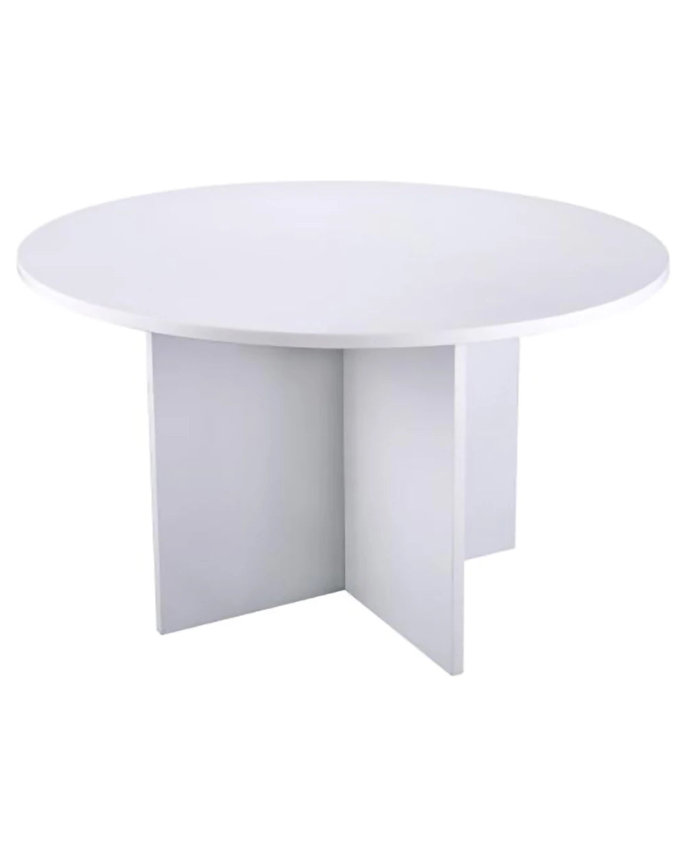 1200Mm Diameter Circular Table In White