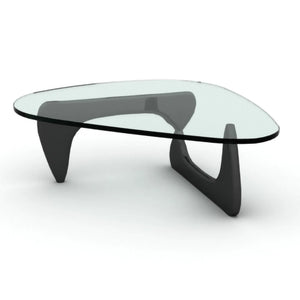15Mm Tempered Glass Coffee Table With Black Base 2