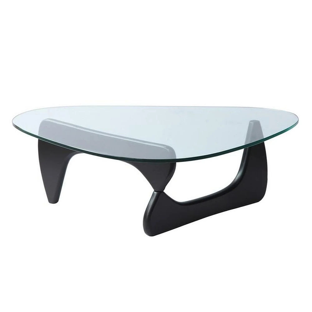 15mm Tempered Glass Coffee Table with Black Base 3
