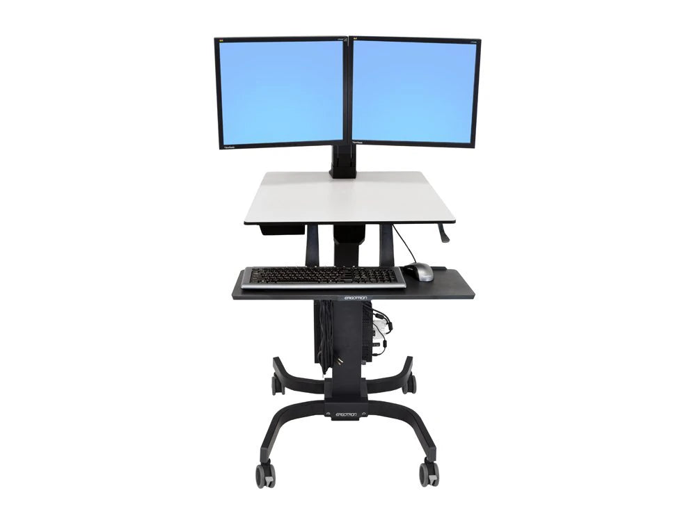 24 214 085 Ergotron Workfit C Sit Stand Workstation Dual