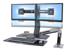 24 316 026 Ergotron Workfit A Dual Monitor With Worksurface 2
