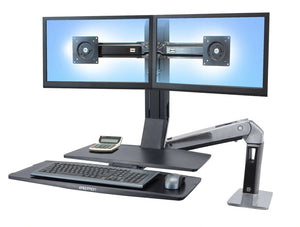 24 316 026 Ergotron Workfit A Dual Monitor With Worksurface
