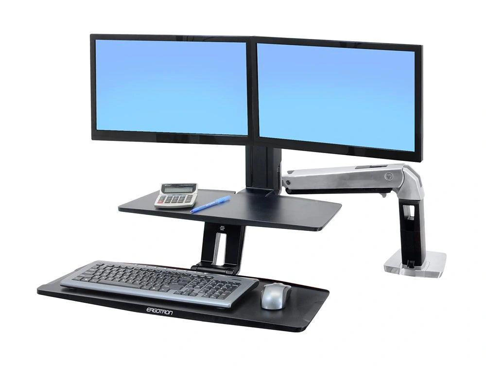 24 392 026 Ergotron Workfit A Dual Monitor With Suspended Keyboard