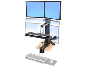 33 341 200 Ergotron Workfit S Dual Monitor Sit Stand Workstation 2