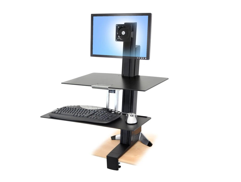 33 350 200 Ergotron Workfit S Single Ld With Worksurface