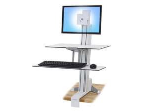 33 350 211 Ergotron Workfit S Single Ld With Worksurface