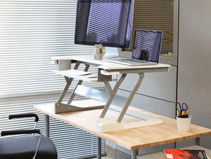 33 397 062 Ergotron Workfit T Sit Stand Desktop Workstation 6