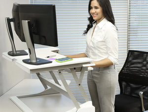 33 397 062 Ergotron Workfit T Sit Stand Desktop Workstation 9