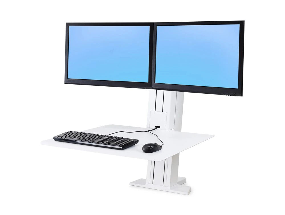 33 407 062 Ergotron Workfit Sr Dual Monitor Sit Stand Workstation