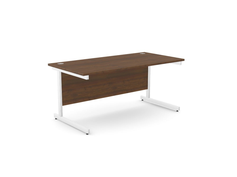 Custom Ashford Metal Leg Straight Desk - Ref: LTHIN5