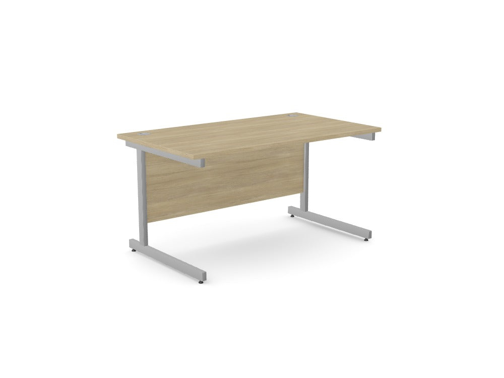 Custom Ashford Metal Leg Straight Desk - Ref: SGRRGH