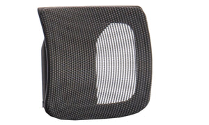 Zure Black Shell Charcoal Mesh Headrest Image 2