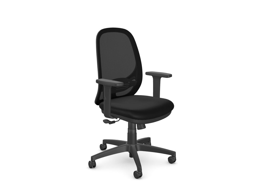 Custom Andy Black Chair [C.D] - Ref: WERKVH