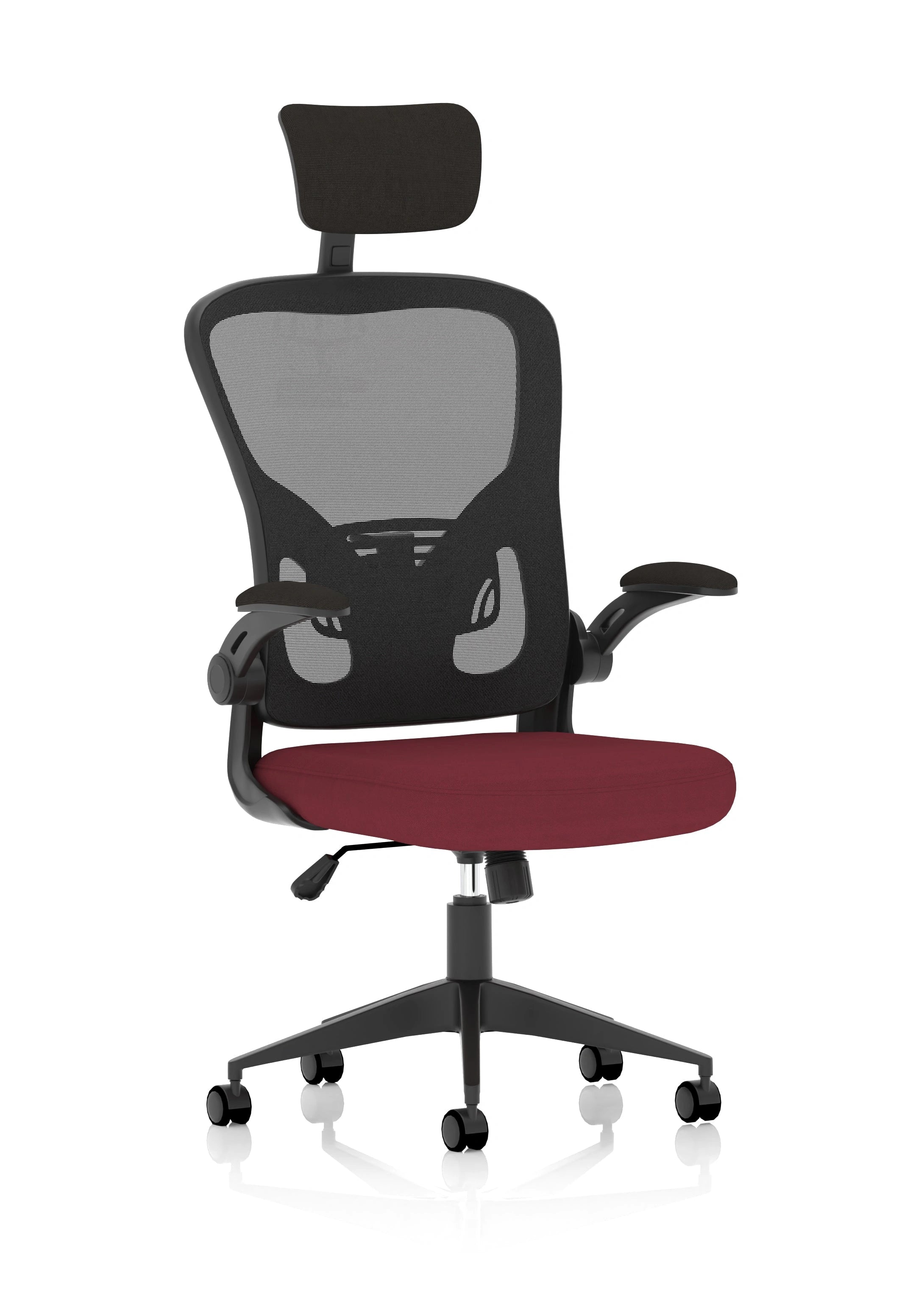 Ace Executive Mesh Chair With Folding Arms KCUP2000 1