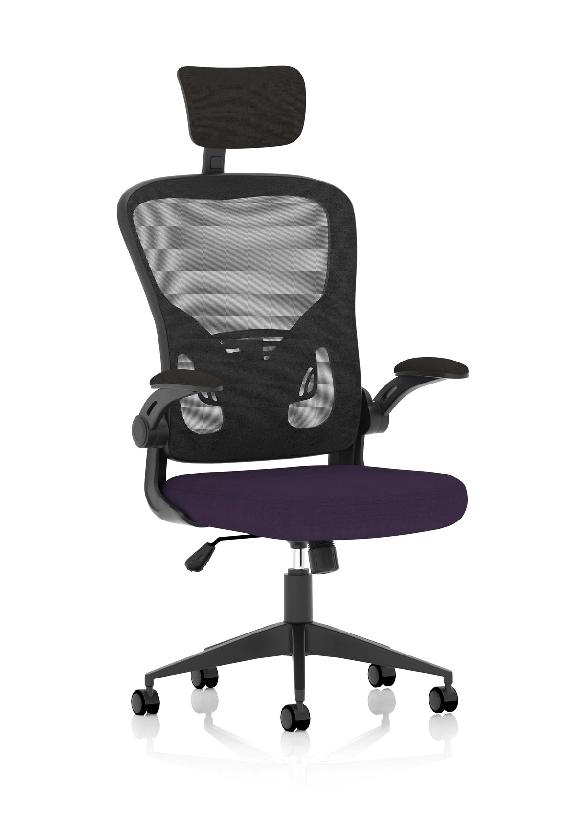 Ace Executive Mesh Chair With Folding Arms KCUP2007 1