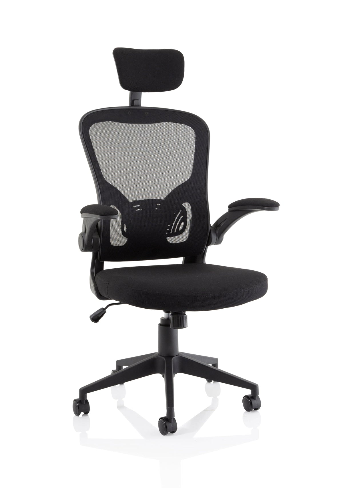 Ace Executive Mesh Chair With Folding Arms OP000317 1