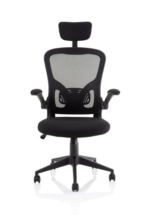 Ace Executive Mesh Chair With Folding Arms OP000317 3