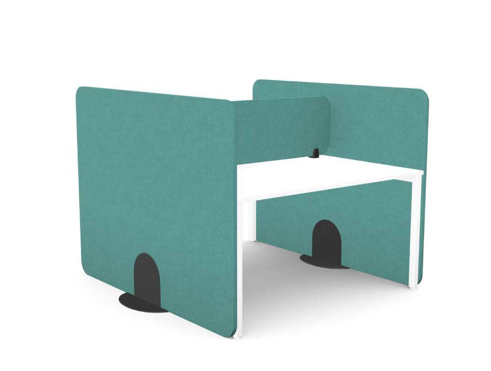 Koala Acoustic Bench Screen in Turquoise Finish