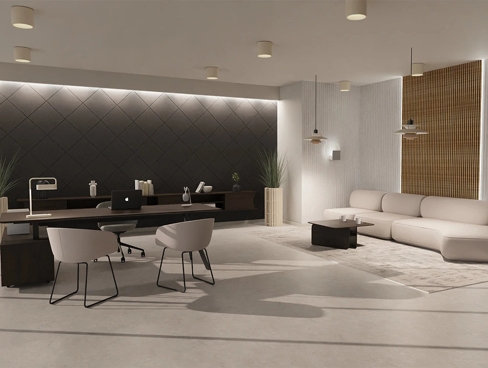 Board Room with Wooden Slats 4
