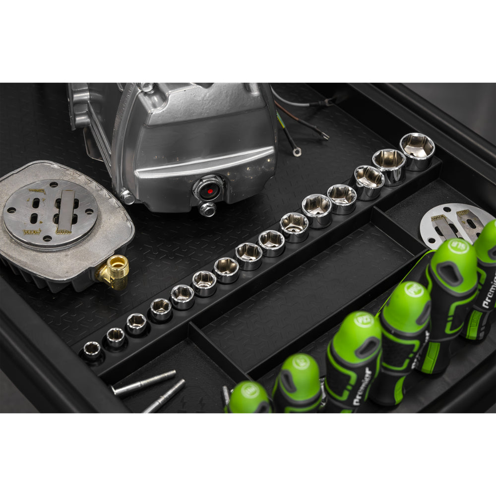 Adjustable-Height Mobile Workstation with Removable Top Tray AP201 11