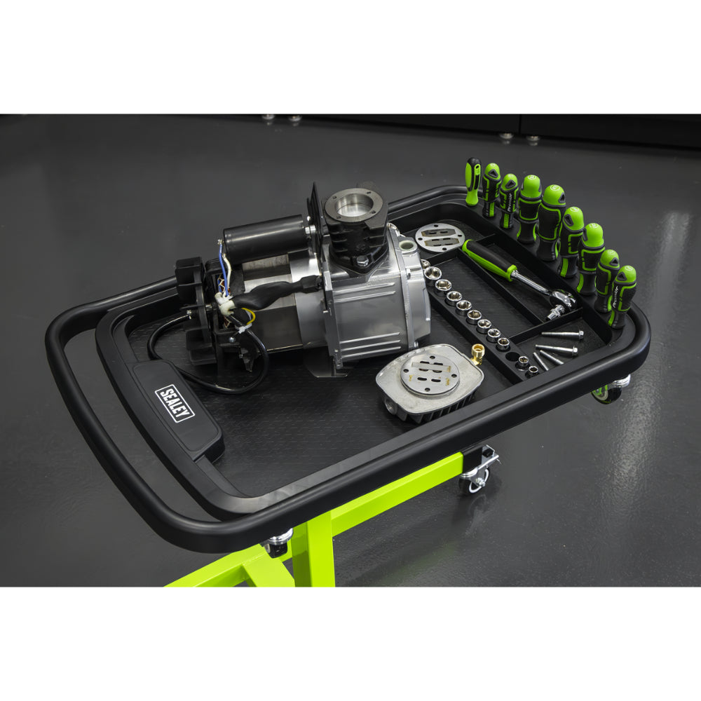 Adjustable-Height Mobile Workstation with Removable Top Tray AP201 6