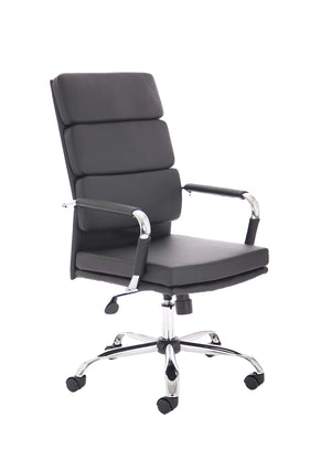 Advocate Executive Chair Black Soft Bonded Leather With Arms BR000204 1