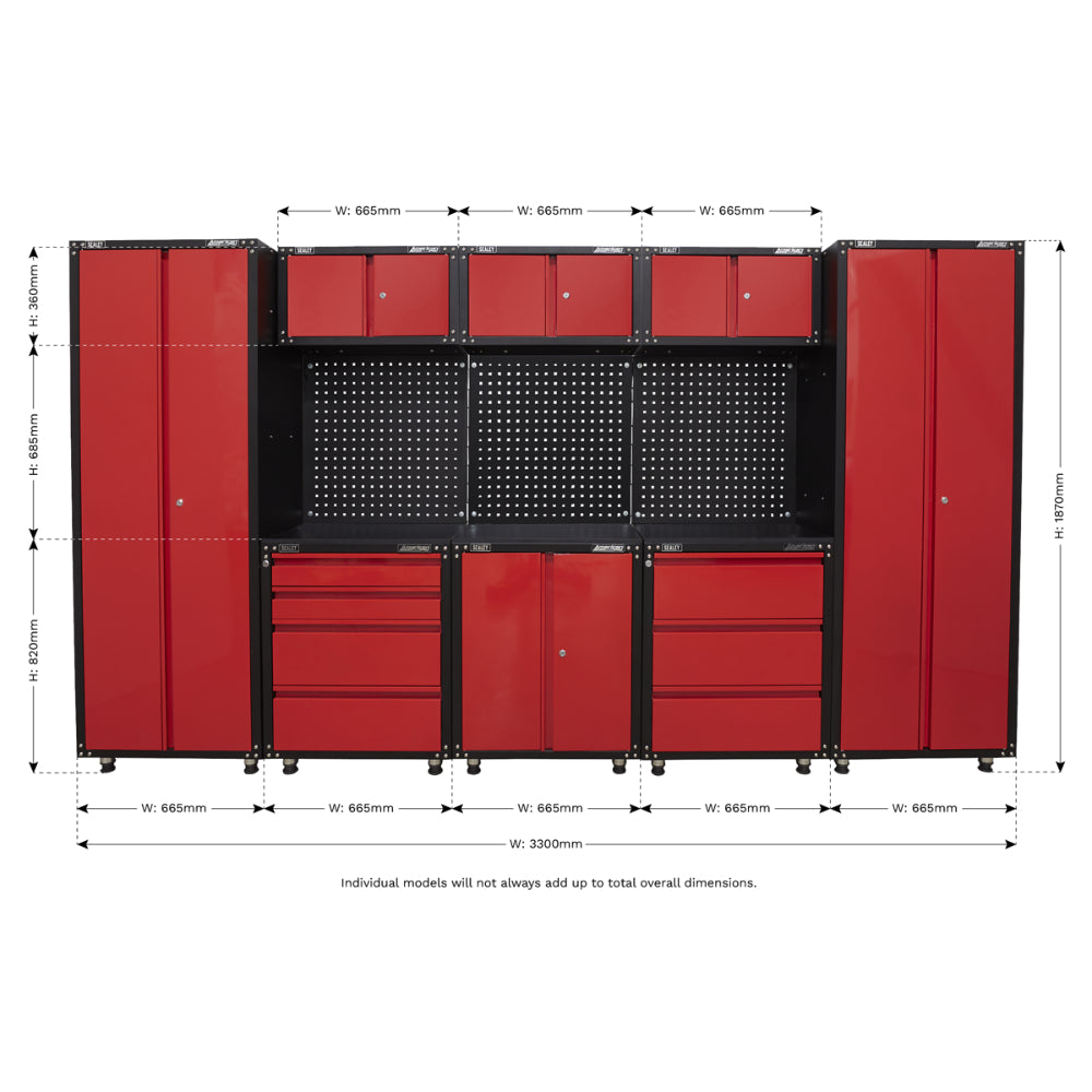 American PRO Storage System 3.3m APMS80COMBO1 5