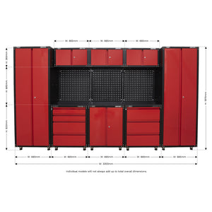American PRO Storage System 3.3m APMS80COMBO1 5