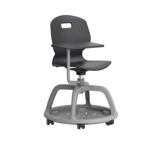 Arc Community Swivel Chair with Arm Tablet TA10AN 1