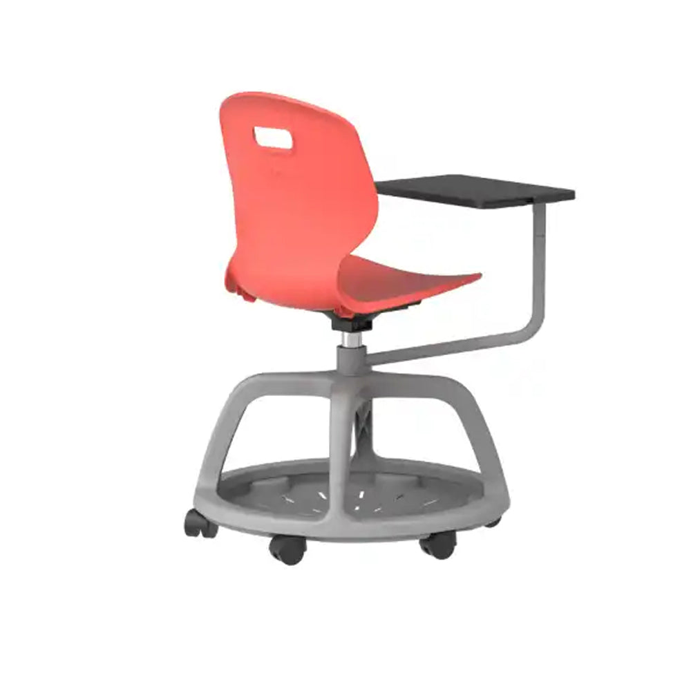 Arc Community Swivel Chair with Arm Tablet TA10C 5