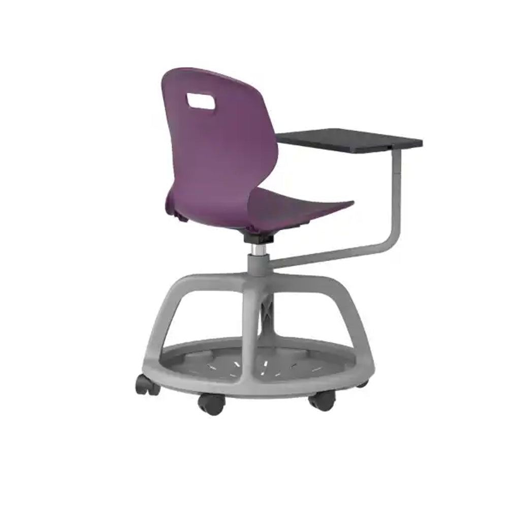 Arc Community Swivel Chair with Arm Tablet TA10G 5