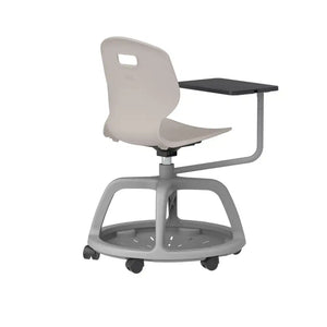 Arc Community Swivel Chair with Arm Tablet TA10GR 5