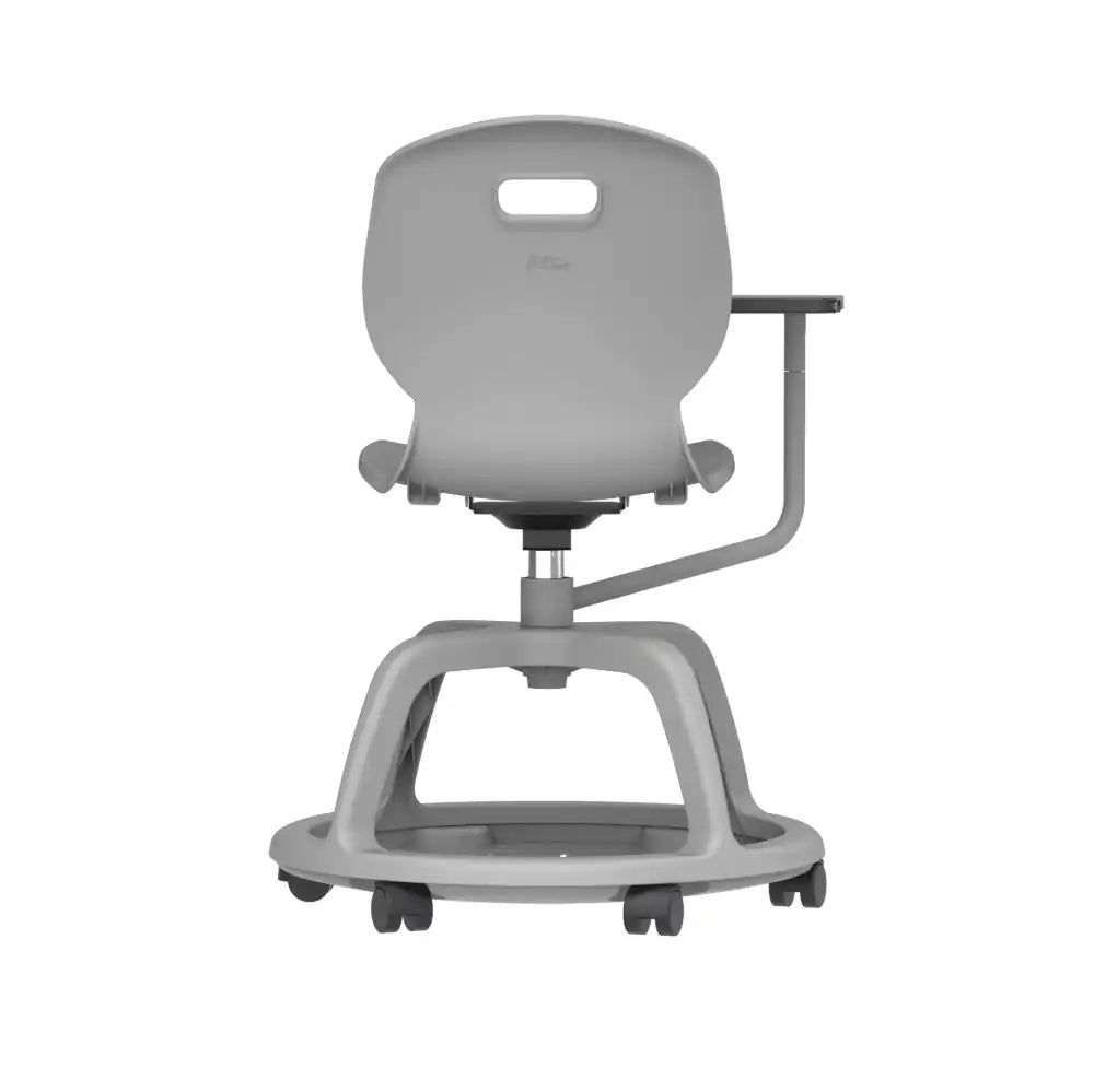 Arc Community Swivel Chair with Arm Tablet TA10GR 6
