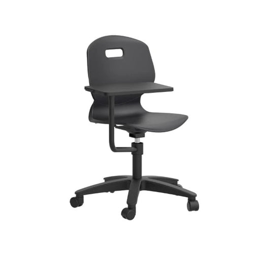 Arc Swivel Tilt Chair with Arm Tablet TA8AN 1