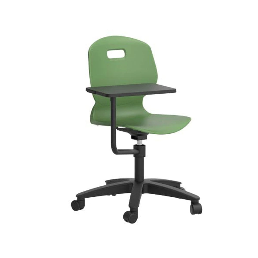 Arc Swivel Tilt Chair with Arm Tablet TA8F 1