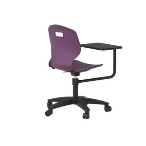 Arc Swivel Tilt Chair with Arm Tablet TA8G 5