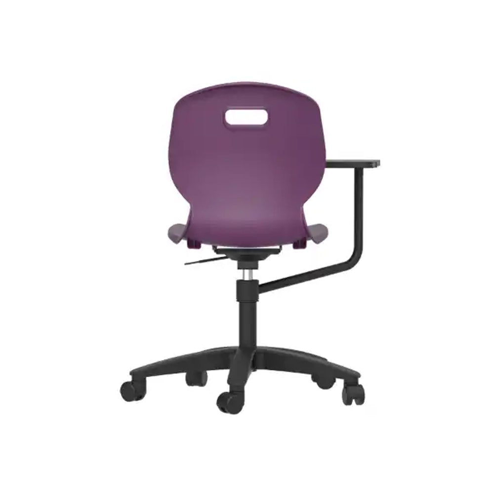 Arc Swivel Tilt Chair with Arm Tablet TA8G 6