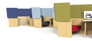 Narbutas Arcipelago Wood Sofa Meeting Booth 2