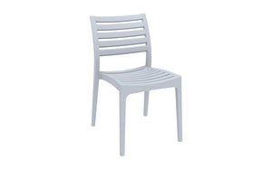Ares Side Chair Silver Grey
