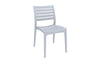 Ares Side Chair Silver Grey