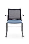Ariz 575V 2P Upholstered Seat And Mesh Back Armchair With Armrests 2