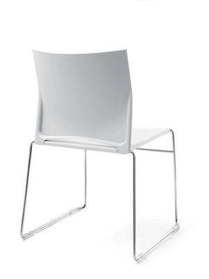 Ariz Plastic Seat With Armrest And Mesh Backrest Chair   Model 555V 12