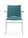 Ariz Plastic Seat With Armrest And Mesh Backrest Chair   Model 555V 8
