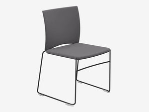 Ariz Upholstered Seat And Backrest Chair   Model 570V Pro Ari570V Ev 14 Blk Na Na