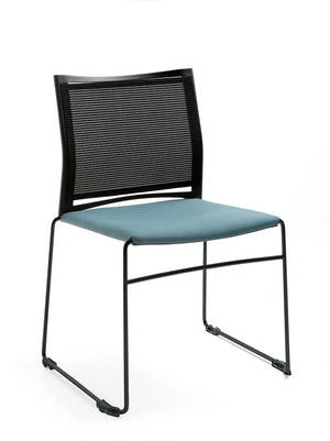 Ariz Upholstered Seat And Mesh Backrest Chair   Model 575V 14